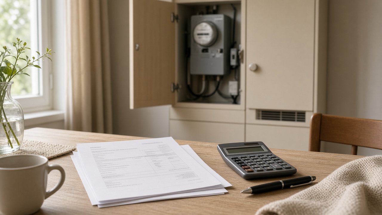 Energierekening, rekenmachine en meter kast — voorgestelde energiebelasting 2027